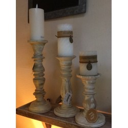 Trio de bougeoirs