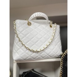 Sac cuir Blanc Matelassé