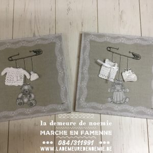 Duo toiles Garçon/Fille