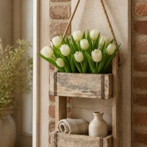 Porte plantes deux bacs